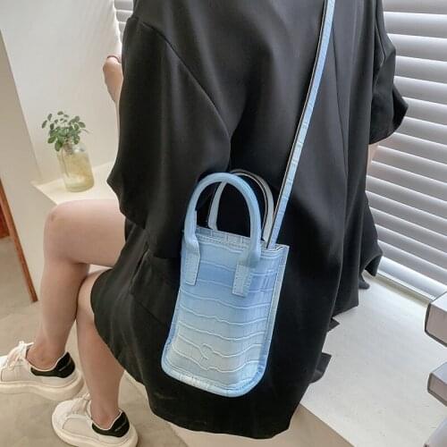 Fashion Small Tote Crossbody Bags Women Mini PU Leather Shoulder Messenger Bag for Girl Bolsas Ladies Phone Purse Zipper Sac