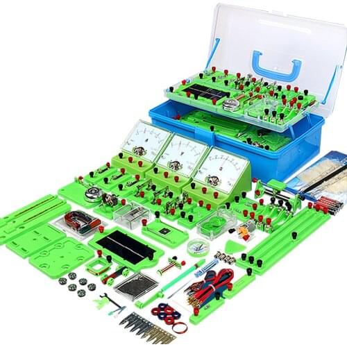 Electricity Experiment Kit Junior High School Electromagnetics Physics Experiment Equipment Kit Circuit Experiment Kit
