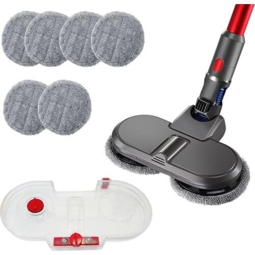 Suitable for dyson Dyson vacuum cleaner accessories V7V8V10V11 wet and dry two-use electric cleaning mop head brush head