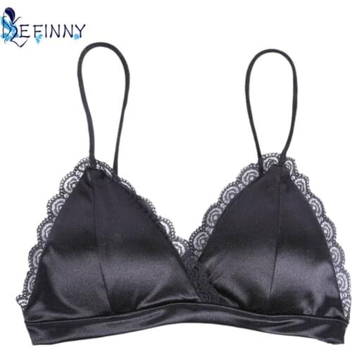 Newest High Elastic All-match Leisure Sexy Women Tube Tops Girl Padded Simulation Silk Breathable Bra Student Lingerie