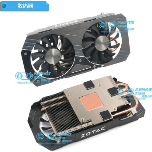 New for ZOTAC GTX950 GTX960 GTX1060 Graphics card cooler
