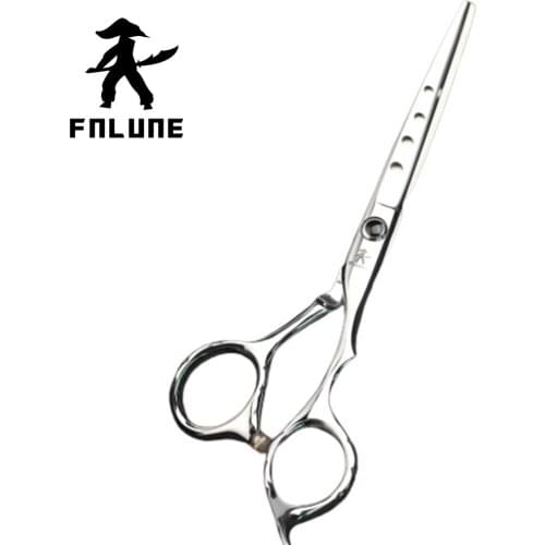 FnLune 6.0 japan steel Professional Hair Salon Scissors Cut Barber Accessories Haircut Thinning Shear Hairdressing Tool Scissors