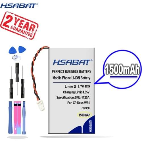 New Arrival [ HSABAT ] 1500mAh Replacement Battery for Metal Detector XP Deus WS1 WS2 WS3 WS4 WS5 Metal Detector