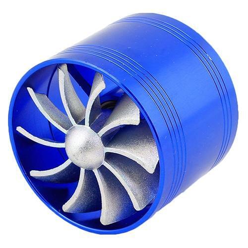 Universal Gas Fuel Saver Single Propeller Fan Air Intake Turbinea Turbocharger 2019