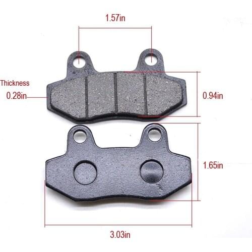 1pair Single Pump and Dual Pump Motorcycle Front Rear Disc Brake Pads Car Brake Disks for Honda