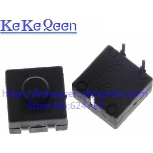 10PCS/LOT Double Row Vertical LED flashlight switch 1212-213BS 3pins ON-ON-OFF 12*12 213BS