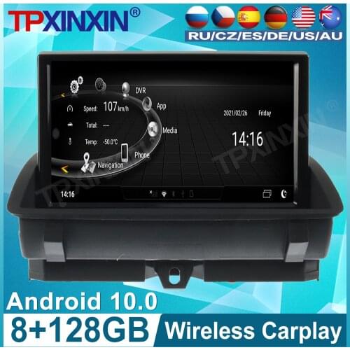 128G For Audi Q3 2009 2010 -2016 Android 10 Car Radio Tape Recorder Multimedia DVD Player GPS Navigation 7 Inch Touch HD Screen
