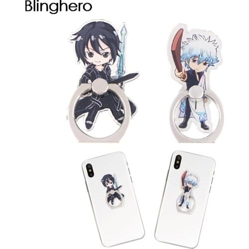 20pcs/lot BH1450 Anime Support Smartphone Finger Ring Holder Phone Ring Holder Stand For Phone