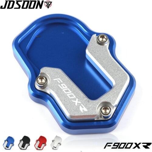 2020 Motorcycle CNC Aluminum Kickstand Enlarge Plate Pad Side Stand Motorbike For BMW F900R F900XR F900 R XR F 900R 900XR