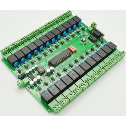 24-channel Output Relay Programmable Control Development GYJ-0215 232 485 TTL Serial Communication