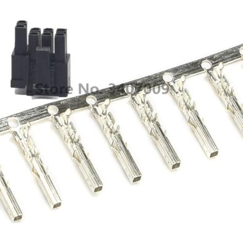 30 Set 4.2mm Pitch 5557 ATX Graphics Card GPU PCI-E Power Connector 6+2Pin 8Pin Male Housing+Terminals Black