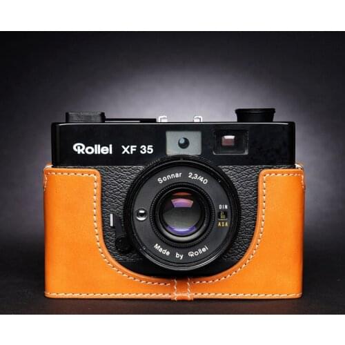 Design for Rollei XF35 Handmade Genuine Leather Camera Half Case
