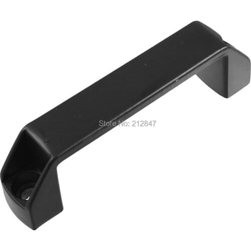 Lenght Black Aluminum Alloy Furniture Cabinet Door Pull Handle
