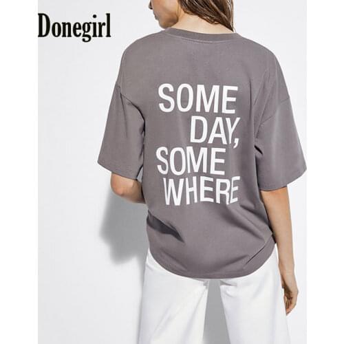 Donegirl Women's T-shirts With Inscriptions