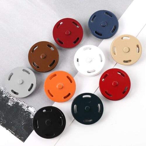 5 Pcs 20mm Magnetic Snaps Purse handbag Clasp Quality Metal Button DIY Bag Craft
