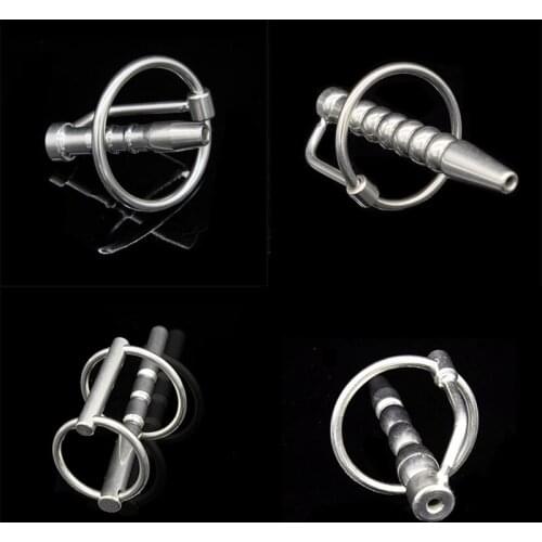 2021 NEW Stainless Steel Urethral Dilators Sounding Penis Plug With Glans Rings Sex Fetish Sounds Catheters Sex Products for Men