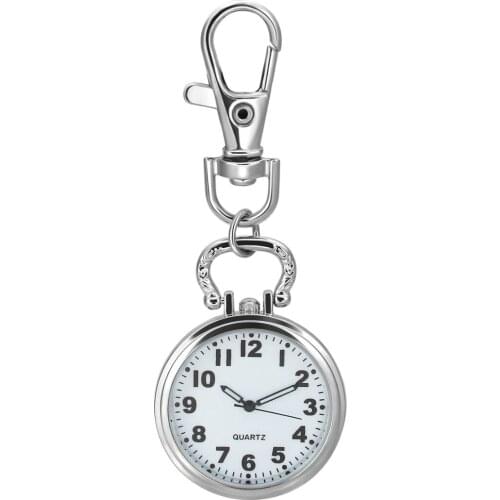Portable Pocket Watches Alloy Nurse Doctor Watch Clock Key Chain Decor Fob Watch Medical Doctor Nurse Fob Pendant Watches
