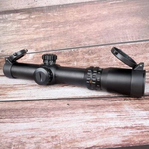 Riflescope hunting 1-4x24 SE Optics Long Eye Relief Illumination red or green reticle Shockproof Rainproof