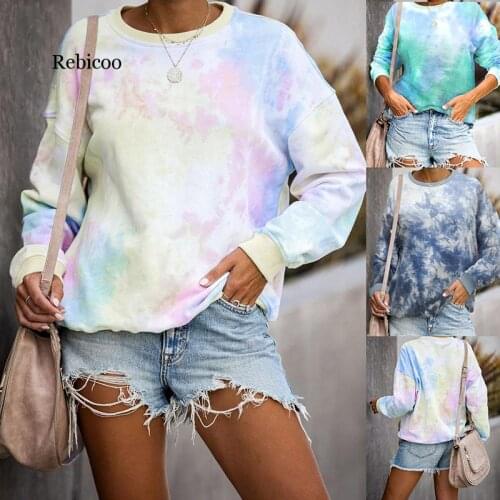 Rebicoo Women's Sweatshirts With Long Sleeves