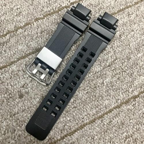 Black Replacement Band Strap Watch Accessories Silicone Watchband for G Shock GA-1000/1100 GW-4000/A1100 G-1400 DIY