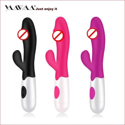 Sex shop 10 speeds Rabbit Vibrator for Women Dual Vibration Silicone Waterproof Vagina Clitoris Massager Sex Toys For Women