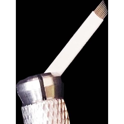 0.25mm Flex 9 Needle Permanent Makeup Eyebrow Tatoo Blade Microblading Needles For 3D Embroidery Manual Tattoo Pen Machine