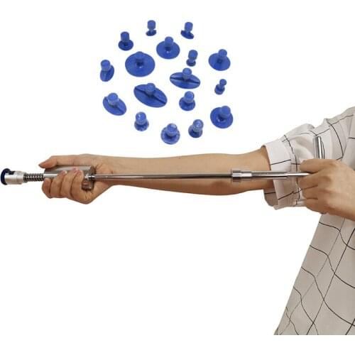 1 Set Tools Auto Repair Tool Car Dent Repair Dent Puller Kit Slide Hammer Reverse Hammer Suction Cups Hand Tool