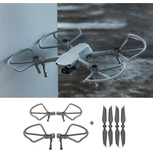 2 in 1 Kits Propeller Guard with Heightening Landing Gears for DJI Mavic Air 2 Droen Accessory Propellers Guards for mavic air2