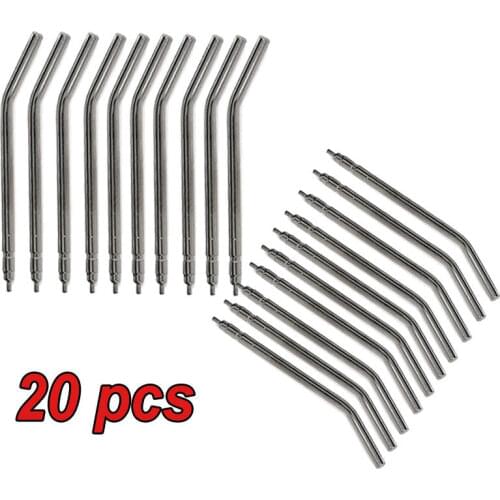 20pcs Nozzles Tips Tube Dental Triple 3 way Syringe Air Water Spray Denshine