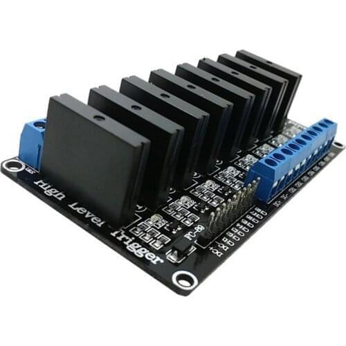 30PCS/LOT 5V 8-Channel Low Level Trigger Solid State Relay Module with Fuse 250V 2A