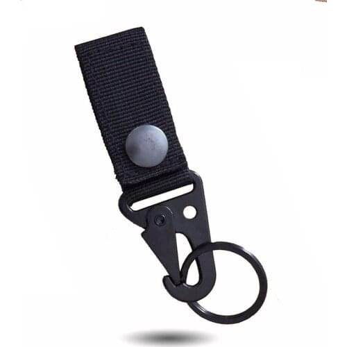 Climb Accessory Carabiner High Strength Nylon Tactical Backpack Key Hook Webbing Buckle Hanging System Belt Buckle Hanging