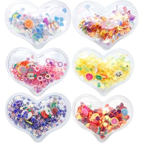 David accessories 10pcs 38*30mm Fruit Slices Polymer Clay Transparent Sequins Accessories DIY handmade materials,10Yc10641