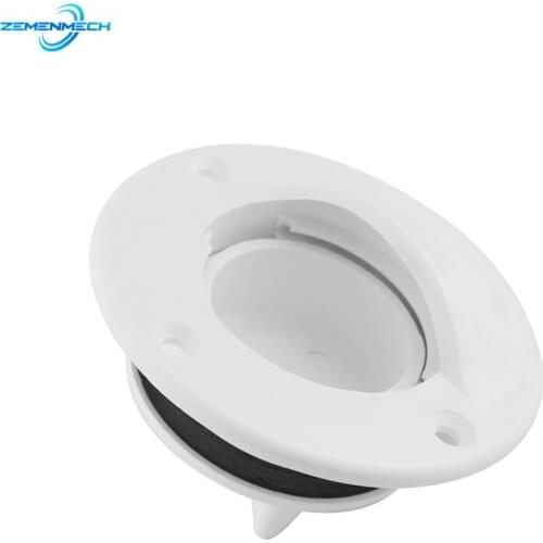 Boat Accessories Universal White Nylon Marine Boat Transom Deck Mount Drain Scupper Valve Screw Cap Bung Stopper Replacement