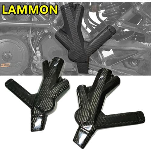 For KTM 1090 1190 ADVENTURE 1290 SUPER ADVENTURE Motorcycle Accessories Carbon Fiber Bumper Frame Protection Guard Cover