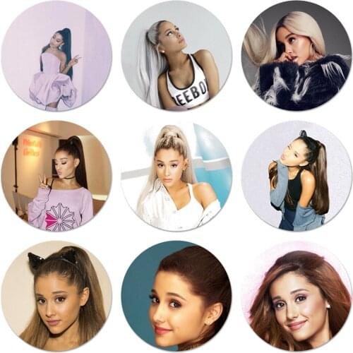 Ariana Grande Icons Pins Badge Decoration Brooches Metal Badges For Backpack Decoration
