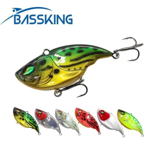 BASSKING Sinking VIB Bait 55mm10.5g Hard Fishing Lure Vibration Swimbait Isca Artificial Para Pesca Leurre Peche Fishing Wobbler