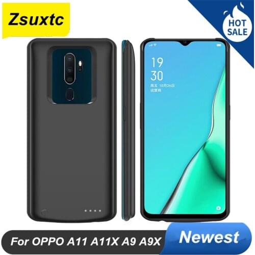 For OPPO A11 A11X A9 A9X Battery Case Charger Case Smart Phone Cover Power Bank For OPPO A9 A9X Battery Case Capa