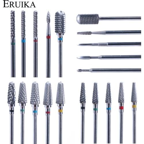 Tungsten Carbide Nail Drill Bit Burr Milling Electric Nail Files Manicure Pedicure Remove Dead Skin Polishing Clean Accessories