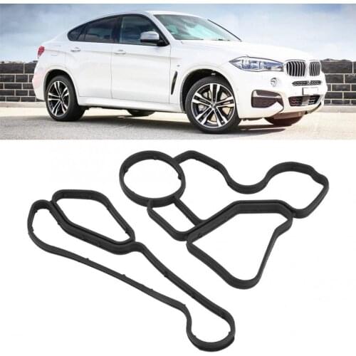 1 Set Engine Oil Filter Housing Gasket for BMW 11428637821 11428637820 Automotive professional spare parts high quality