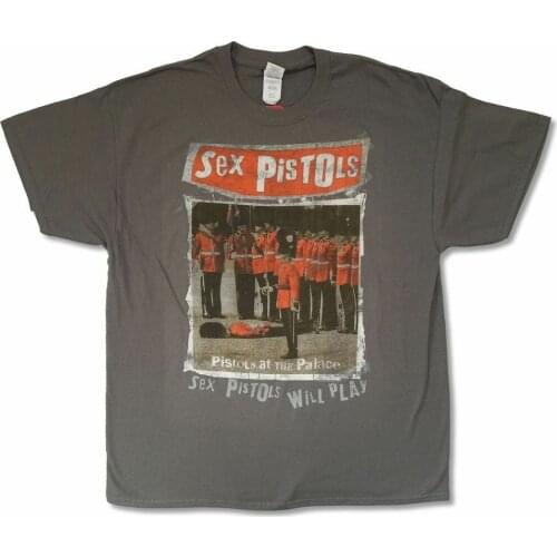 Sex Pistols Pistols At The Grey T Shirt New Official Sid Vicious
