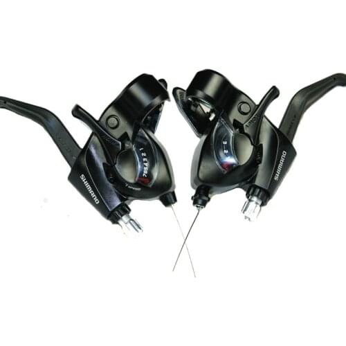 SHIMANO TOURNEY TY ST-EF41 Mountain Bike EZ FIRE PLUS Shift/Brake Lever 3x7-speed Iamok A Pair Shifters Bicycle Parts