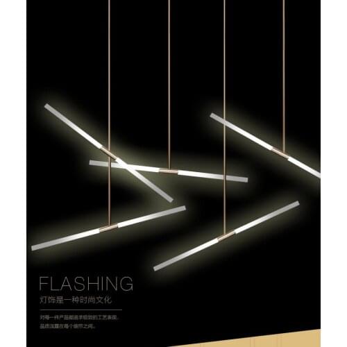 Nordic Style LED Crystal Pendant Lamp Modern Creative Bar Lamp Reception Desk For Shop Hotel Office Engineering Lighting