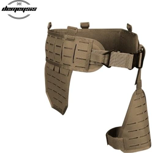 High Quality New Tactical Molle Waist Cummerbund Support Adjustable Padded Military Airsoft Shooting Hunting Waist Support Belt