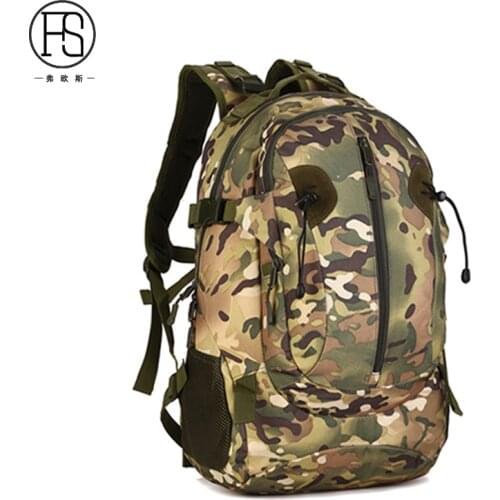 Good Quality Tactical Rucksack Camouflage Hunting Bag Hiking Camping Outdoor Sport Nylon Backpack About 40L