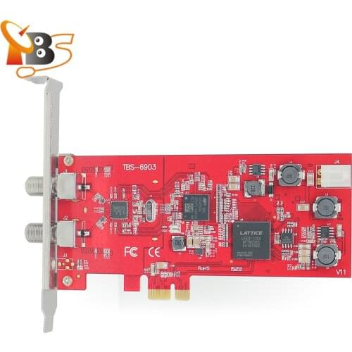 TBS6903 Compatible with EUMETCast Professional DVB-S2 tuner PCIe Card Supports CCM, ACM, VCM, Multi Input Stream
