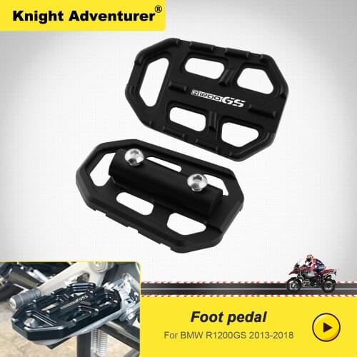 Hot Sell CNC Aluminum Motorcycle Billet Wide Foot Pegs Pedals Rest Footpegs For BMW R1200GS LC Adventure R1200 GS 2013-2019