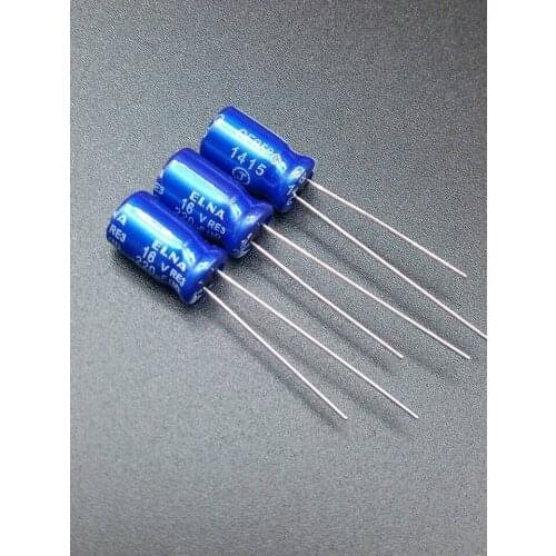 2020 hot sale 30PCS/50PCS Japan ELNA Blue Robe RE3 220uF/16V origl genuine 220uf 16v spot 6.3*11 free shipping