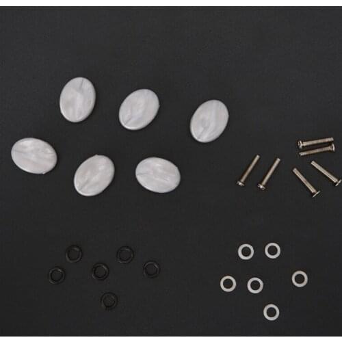 6pcs Tuning Peg Machine Heads Knobs for Wooden Electric Classical Guitar Parts Y51D