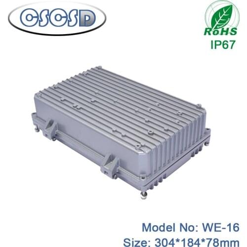A pcs/lot 304*184*78mm CSCSD aluminum die casting enclosure box amplifier aluminum case waterproof box project enclosure