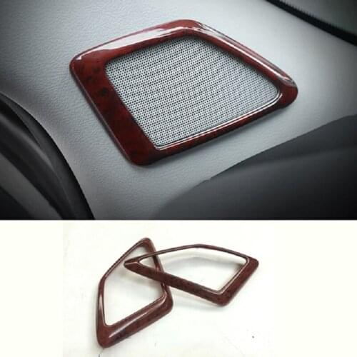 Accessories For Toyota Land Cruiser 150 Prado LC150 FJ150 2010-2018 Interior A Column Speaker Audio Cover Wood Car Styling